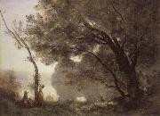 Corot Camille Memory of Mortefontaine oil painting reproduction
